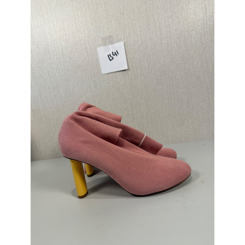 Pink Slip on Sock Mid Calf Boots women size 7.5 - Picture 9 of 10
